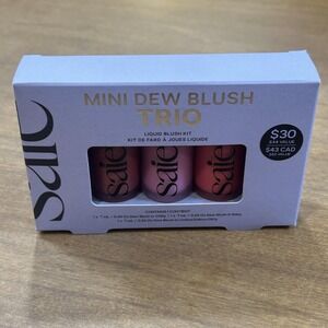 Saie Mini Dew Blush Trio Chilly Baby Flirty 3 X 0.24oz 7ml Liquid Cheek Tint